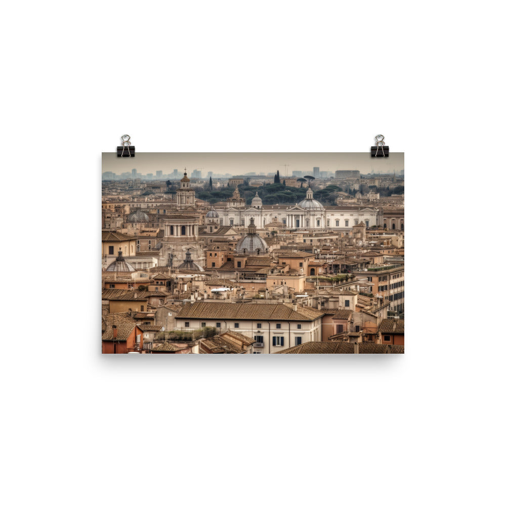 Rome, Italy - The Eternal City photo paper poster - Posterfy.AI