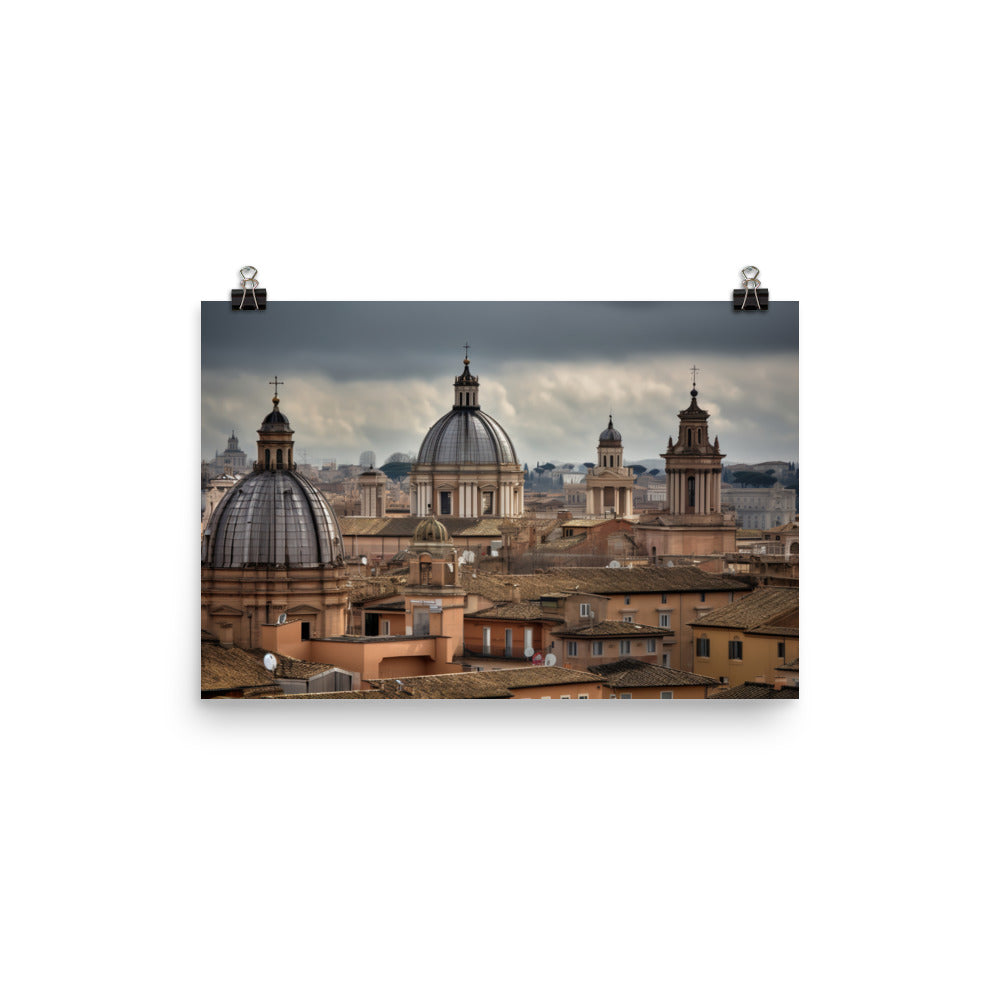 Rome, Italy - The Eternal City photo paper poster - Posterfy.AI