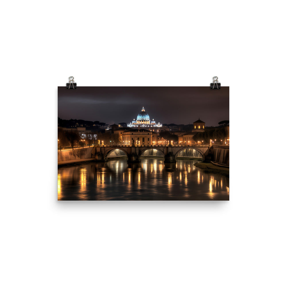 Rome, Italy - The Eternal City photo paper poster - Posterfy.AI