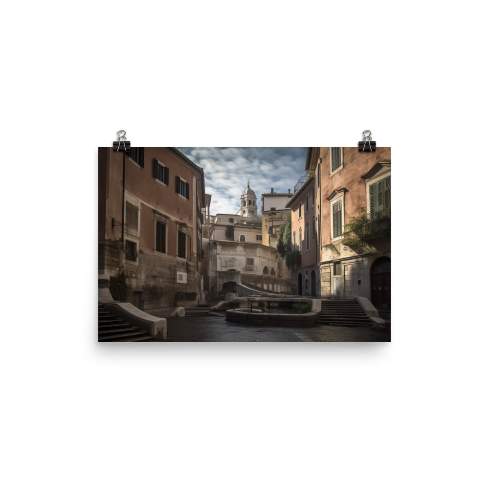 Experience Romes Charm photo paper poster - Posterfy.AI