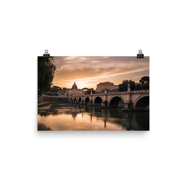 Discover the Beauty of Rome photo paper poster - Posterfy.AI