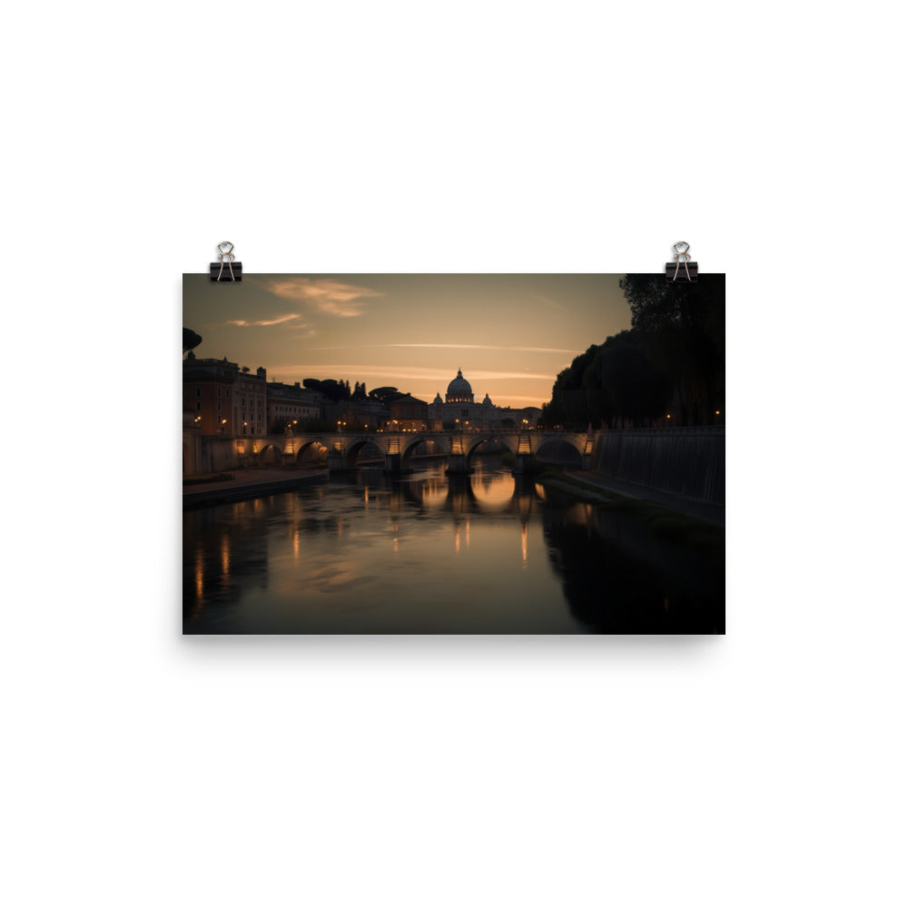 Discover the Beauty of Rome photo paper poster - Posterfy.AI