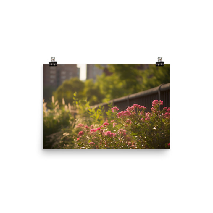 The Beauty of New Yorks Urban Nature photo paper poster - Posterfy.AI