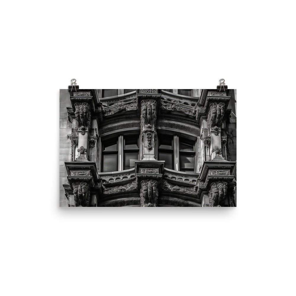 Architecture and Art in New York City photo paper poster - Posterfy.AI