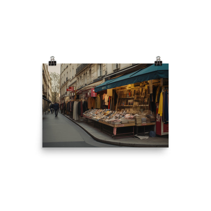 Parisian Shopping photo paper poster - Posterfy.AI