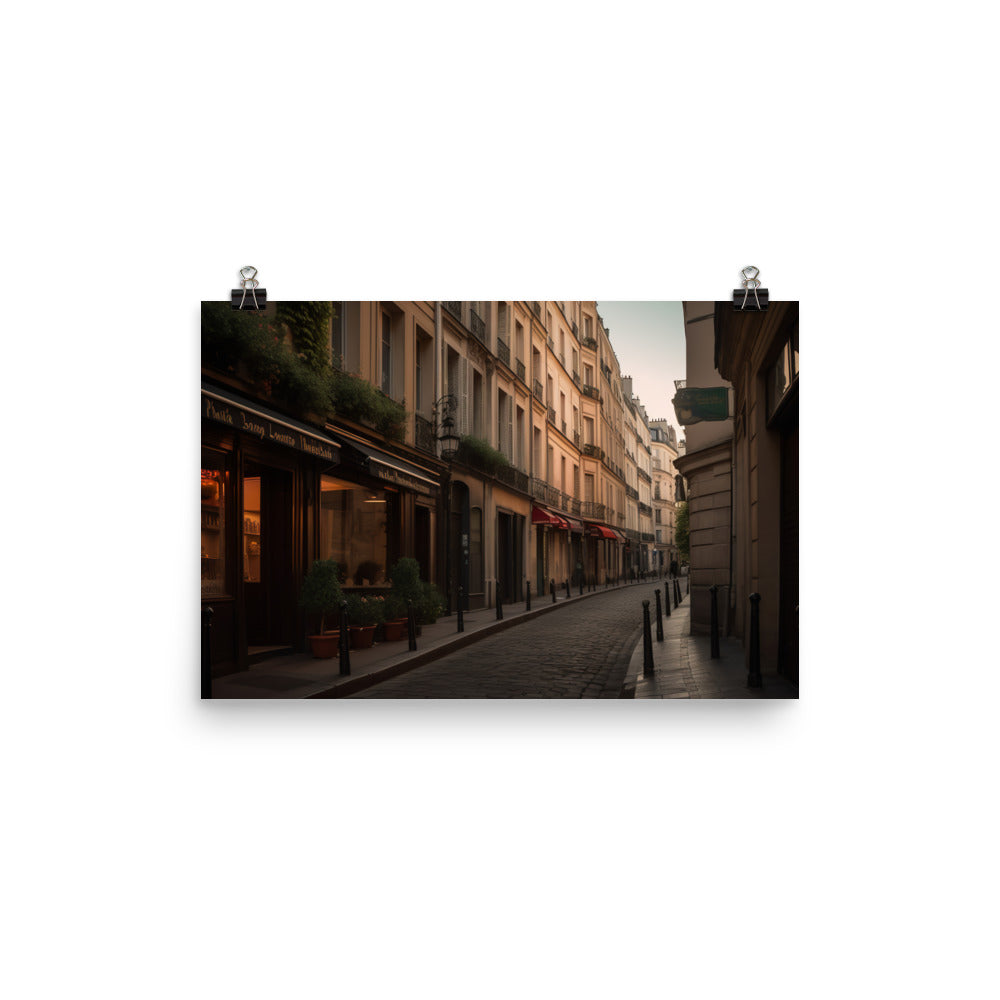 Parisian Charm photo paper poster - Posterfy.AI