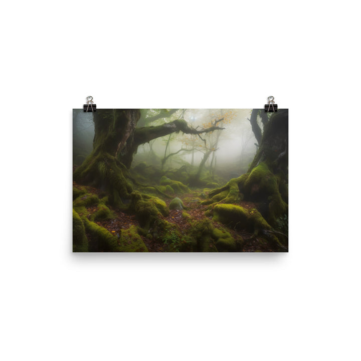 The Enchanting Forest photo paper poster - Posterfy.AI