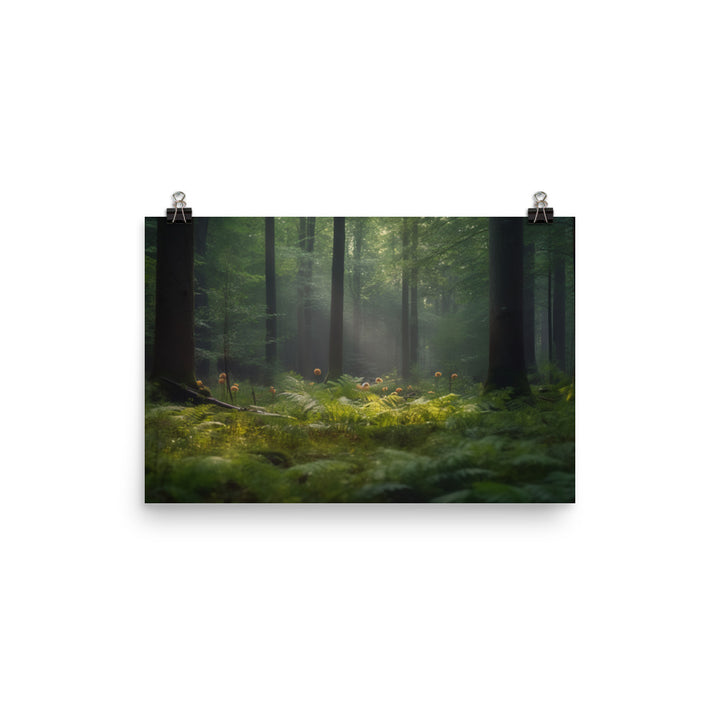 The Enchanting Forest photo paper poster - Posterfy.AI