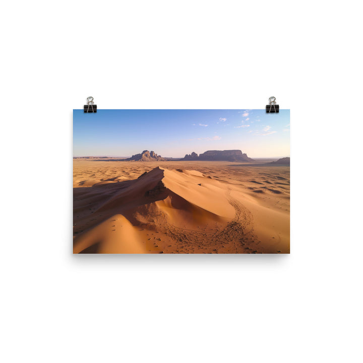 Breathtaking Desert Vistas photo paper poster - Posterfy.AI