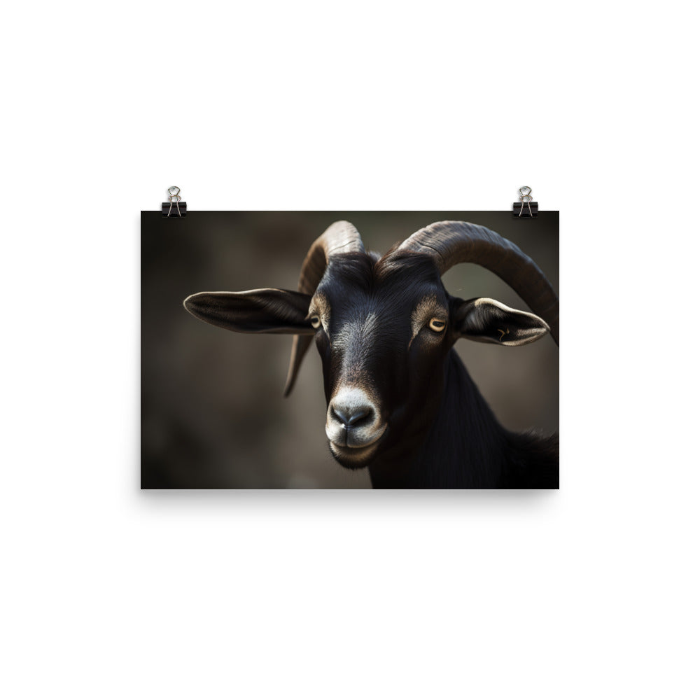 The Beauty of Nubian Goat photo paper poster - Posterfy.AI