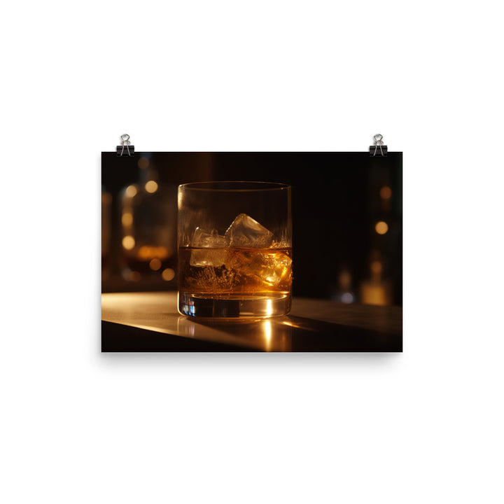 Smooth and Smoky Whiskey photo paper poster - Posterfy.AI