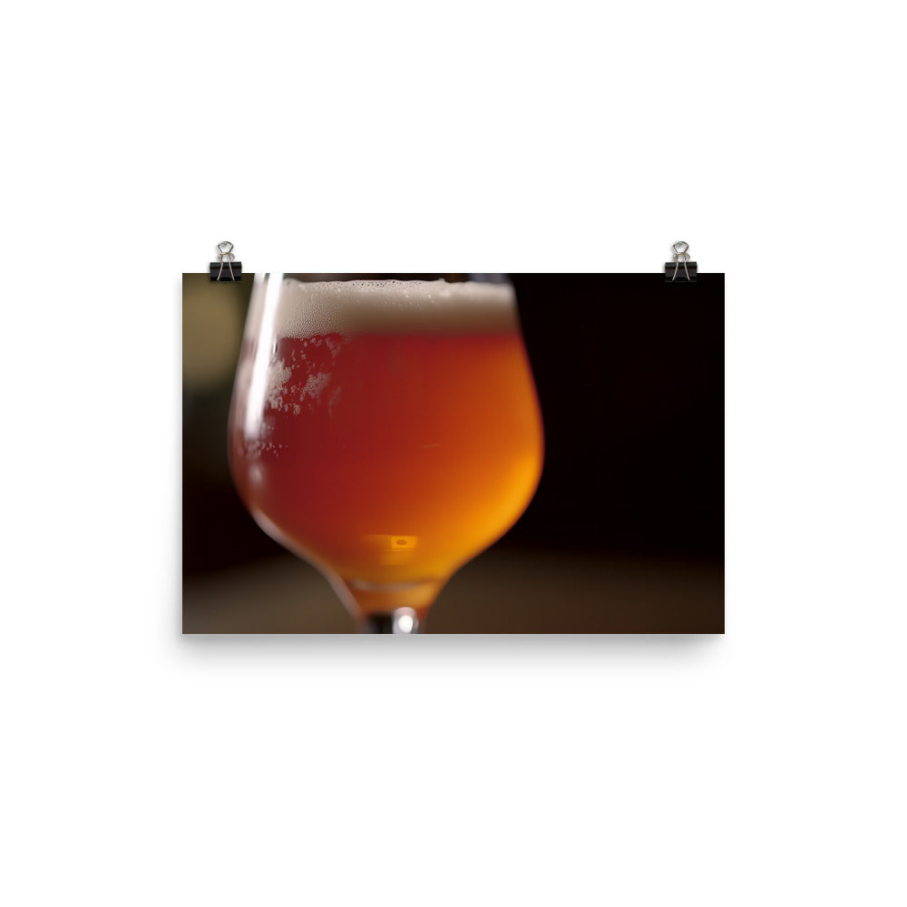 A Mouthwatering Sour Beer photo paper poster - Posterfy.AI