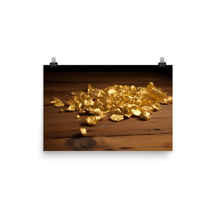 Gold Rush photo paper poster - Posterfy.AI