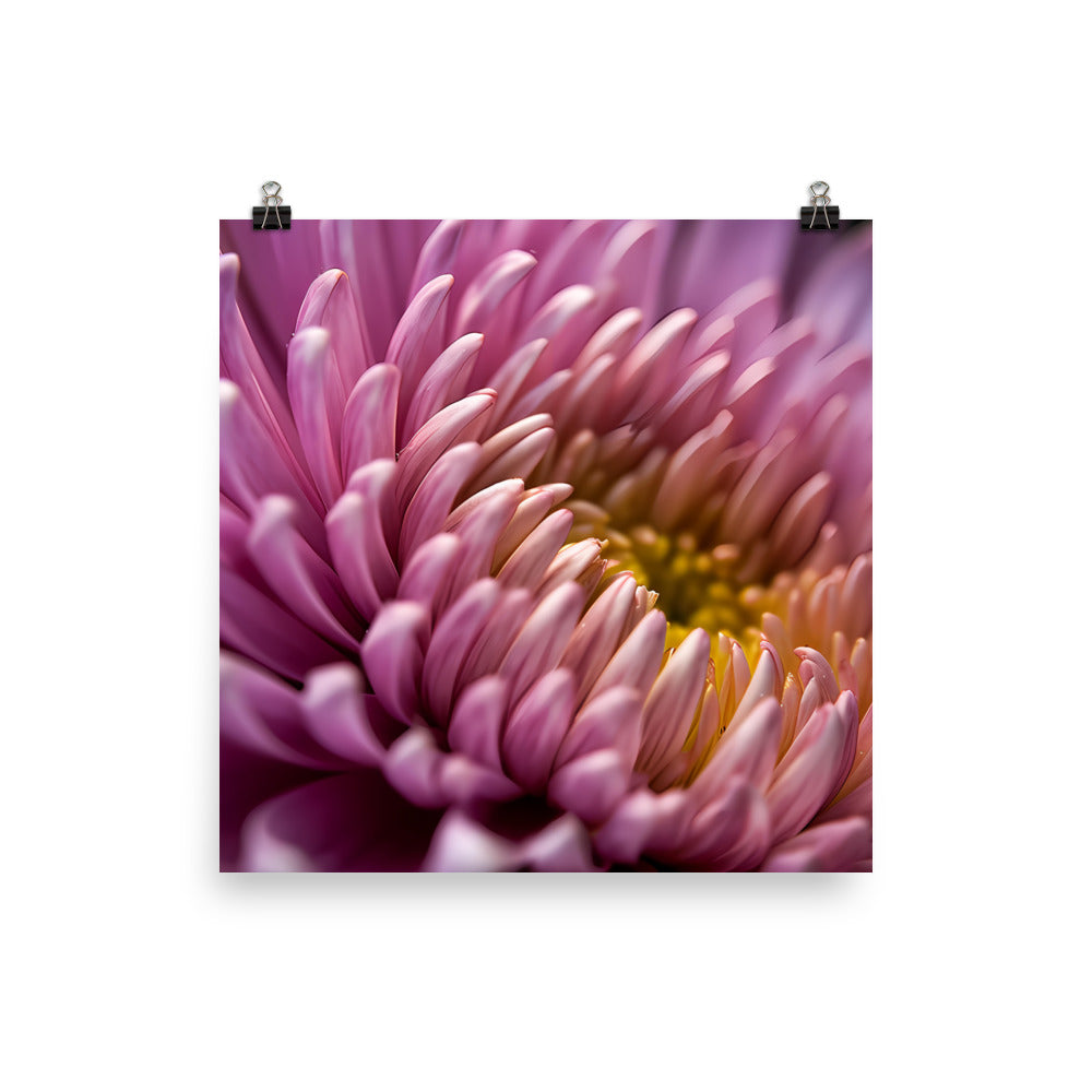 Chrysanthemum Center Stage photo paper poster - Posterfy.AI