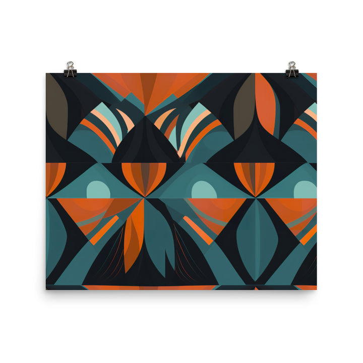 Geometric Pattern photo paper poster - Posterfy.AI