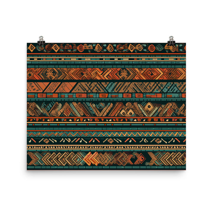 Ethnic Pattern photo paper poster - Posterfy.AI