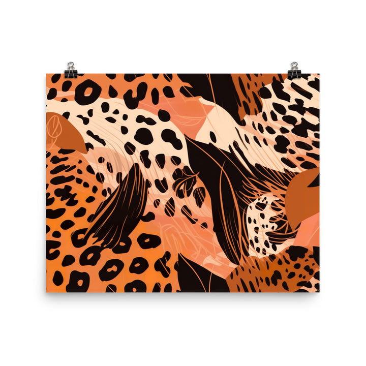 Animal print Pattern photo paper poster - Posterfy.AI