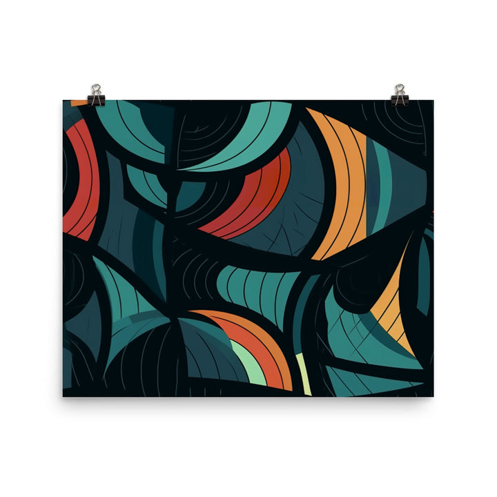 Abstract Pattern photo paper poster - Posterfy.AI