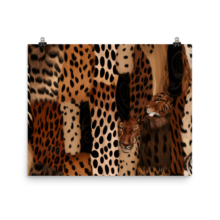 Animal Skins Pattern photo paper poster - Posterfy.AI