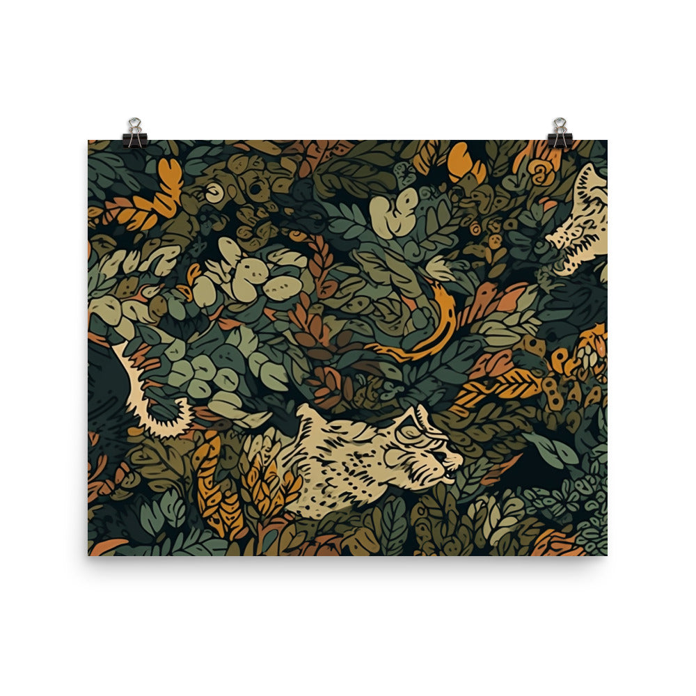 Animal Camouflage Pattern photo paper poster - Posterfy.AI