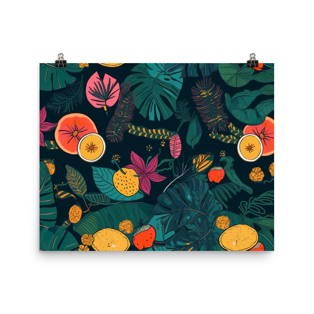 Tropical Pattern photo paper poster - Posterfy.AI