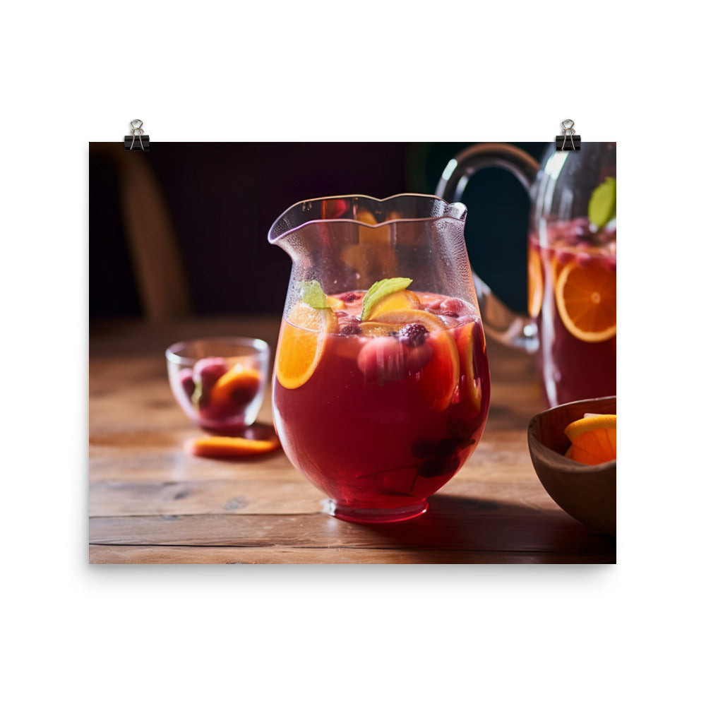 Sangria Soire photo paper poster - Posterfy.AI