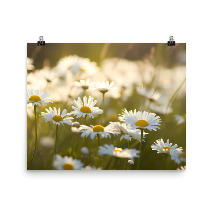 A Sea of Daisies photo paper poster - Posterfy.AI