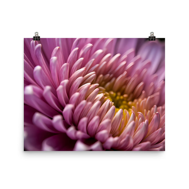 Chrysanthemum Center Stage photo paper poster - Posterfy.AI