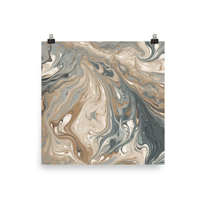 Marble Pattern photo paper poster - Posterfy.AI