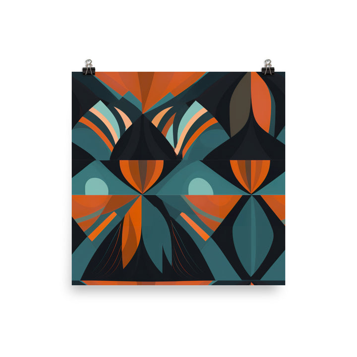 Geometric Pattern photo paper poster - Posterfy.AI