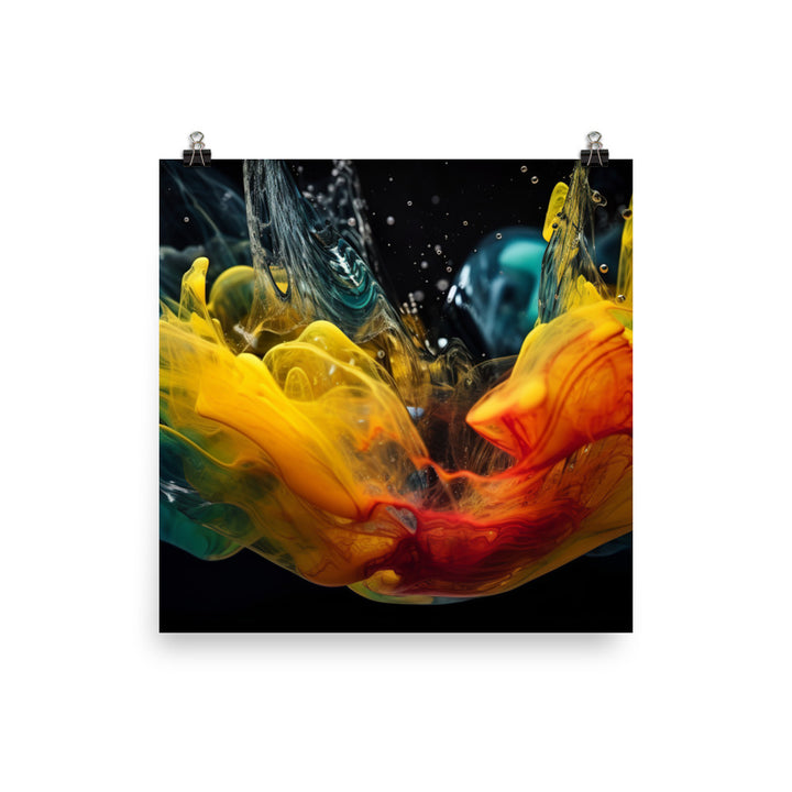 Fluid Dynamics photo paper poster - Posterfy.AI