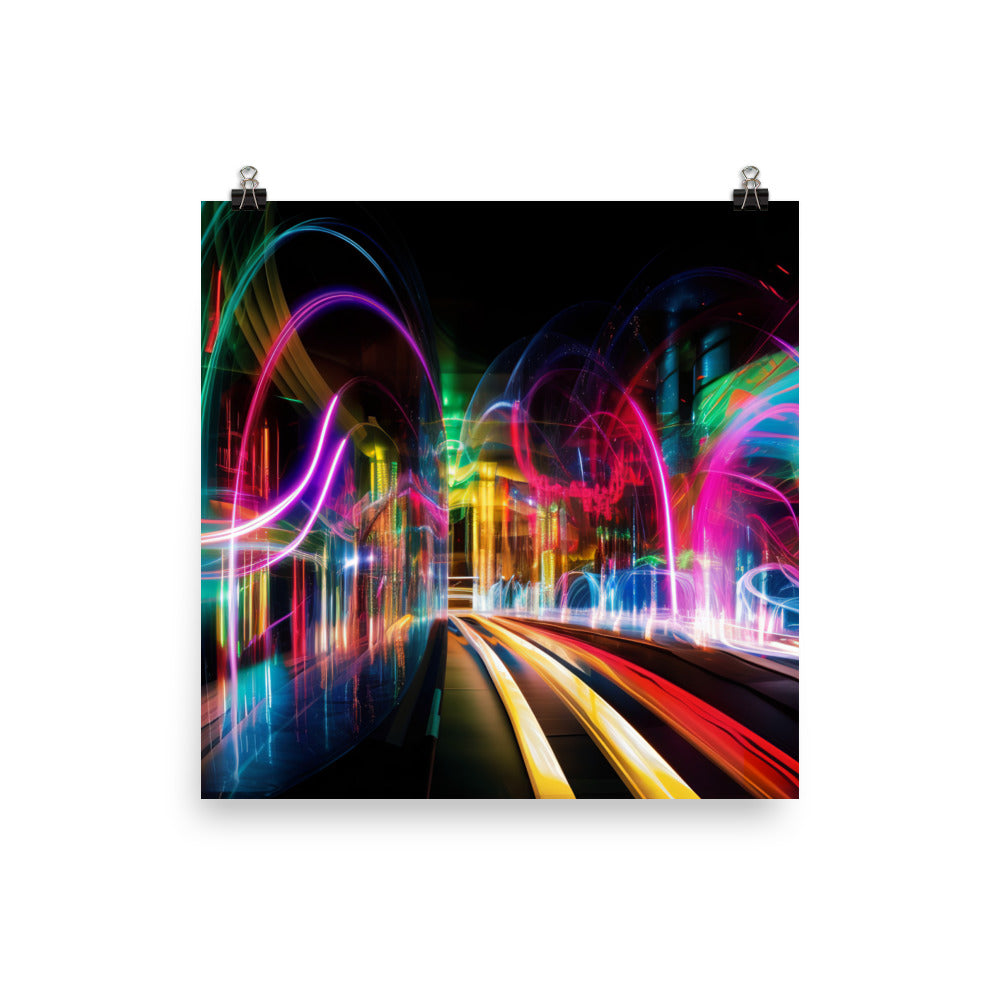 Ethereal Light Show photo paper poster - Posterfy.AI