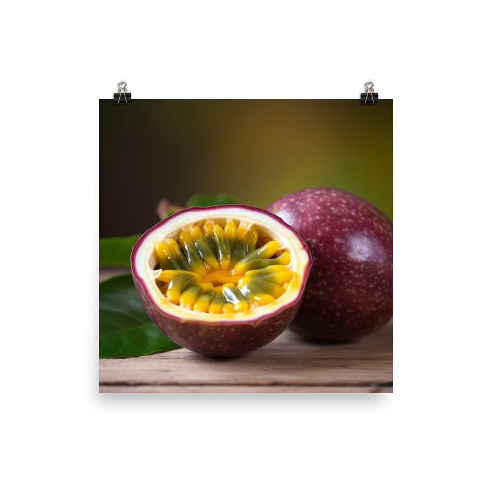 Passionfruit photo paper poster - Posterfy.AI