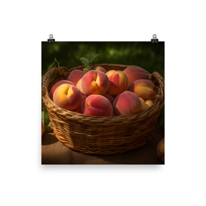 Peach Cobbler photo paper poster - Posterfy.AI