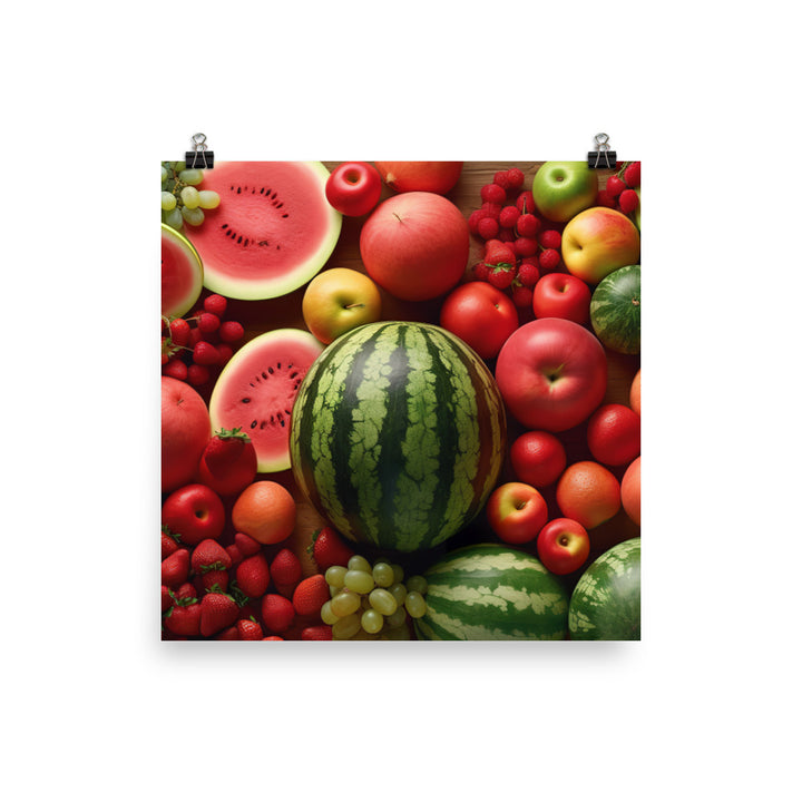 Watermelon Fruitscape photo paper poster - Posterfy.AI