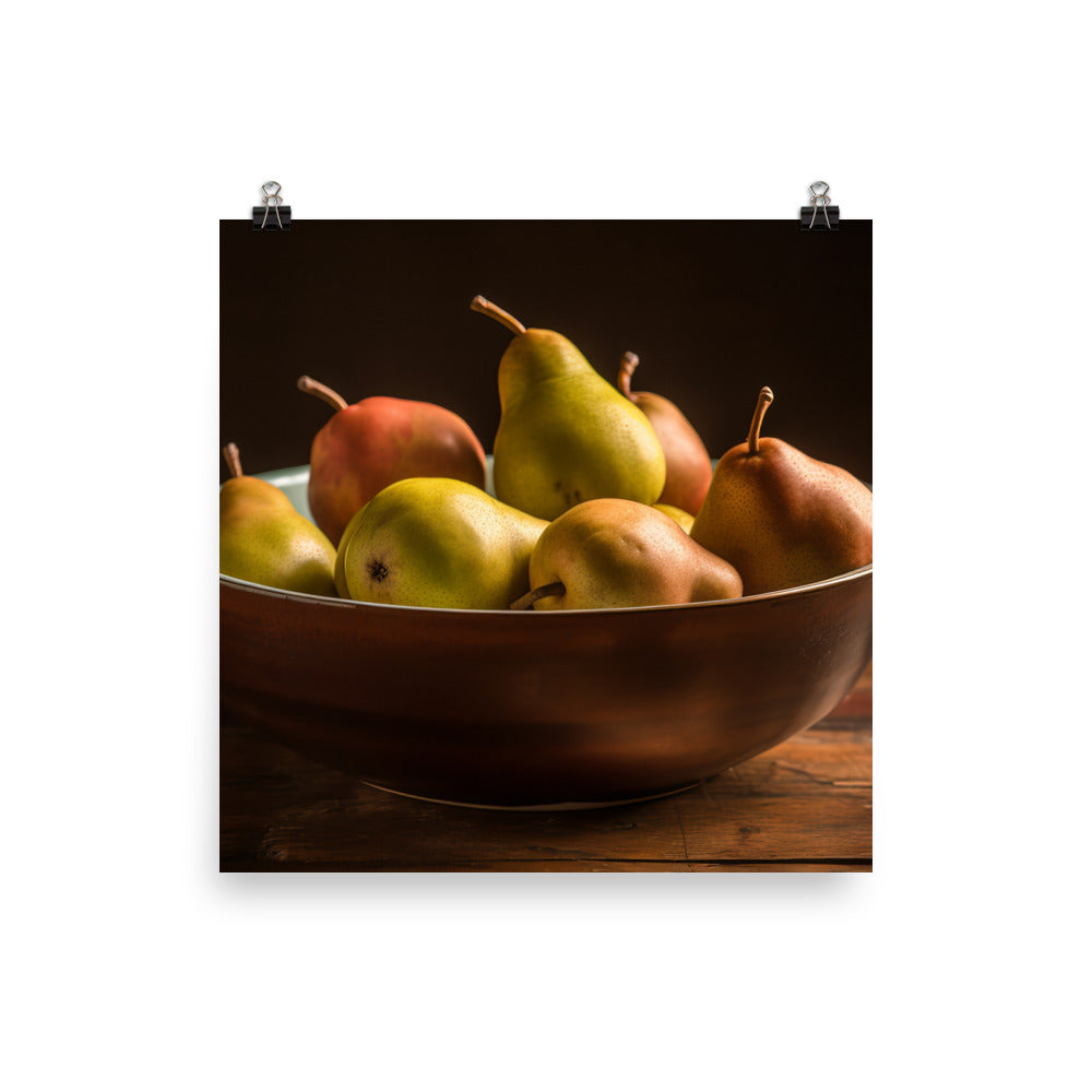 Bartlett Pears photo paper poster - Posterfy.AI