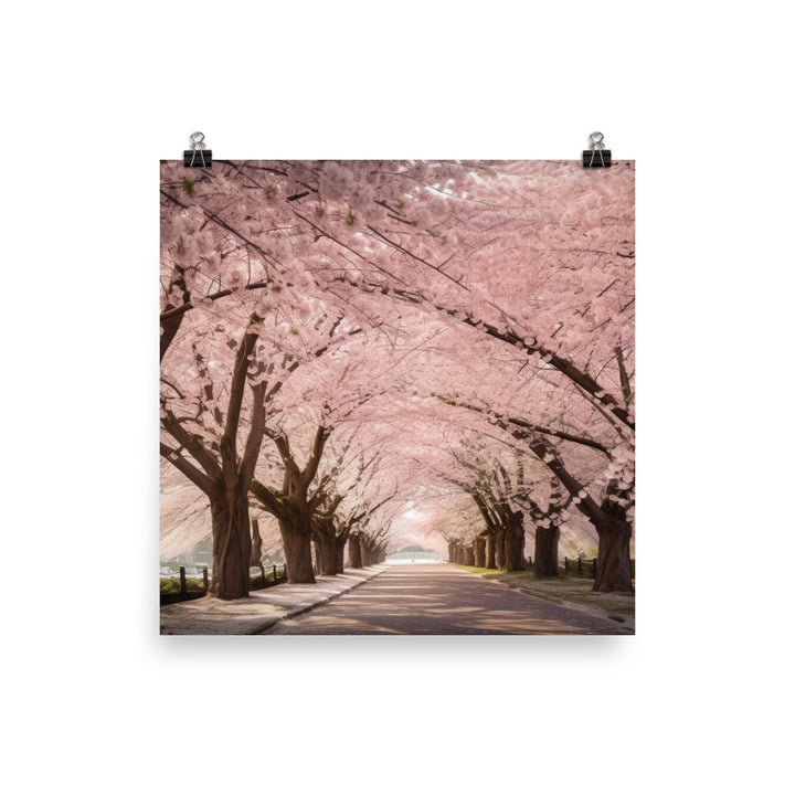 Cherry Blossom Dreams photo paper poster - Posterfy.AI