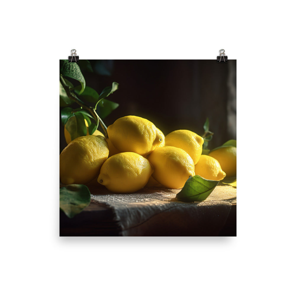 Sunny Citrus photo paper poster - Posterfy.AI