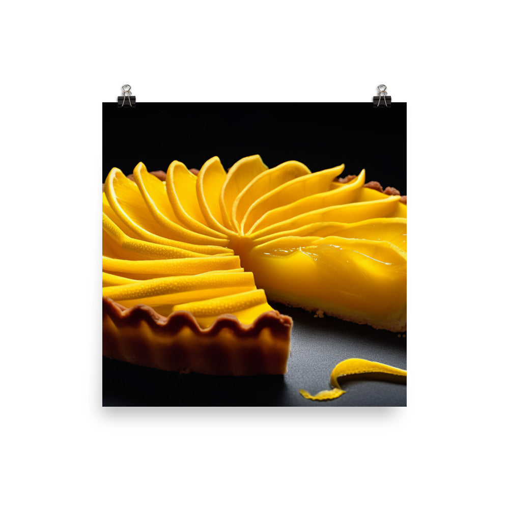 Lemon Tart photo paper poster - Posterfy.AI