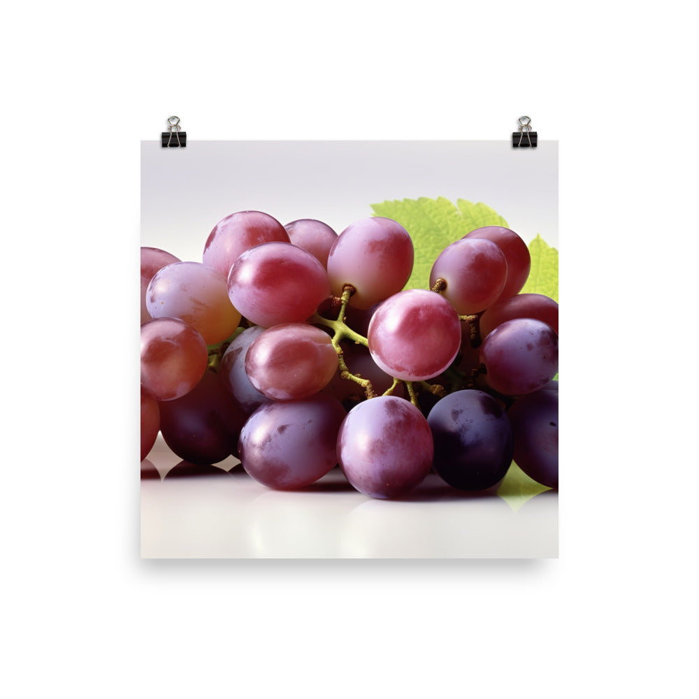 Fresh Grapes photo paper poster - Posterfy.AI