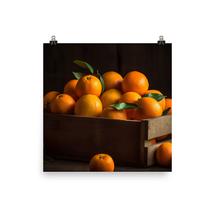 Juicy and Sweet Oranges photo paper poster - Posterfy.AI