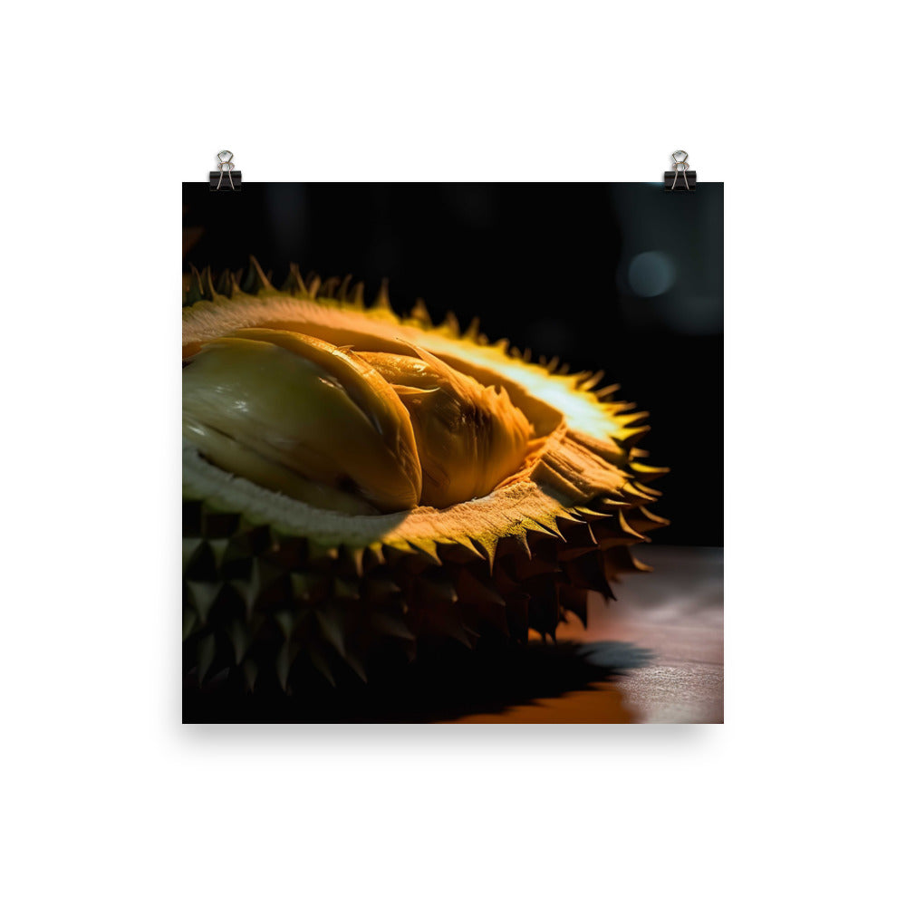 Showcasing the Rich Flavor of Durian photo paper poster - Posterfy.AI