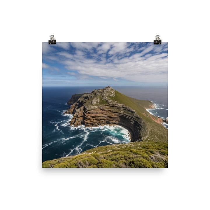 The Dramatic Beauty of Cape Point photo paper poster - Posterfy.AI