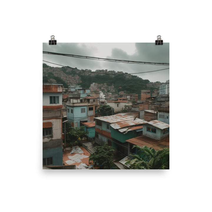 Exploring Rios Favelas photo paper poster - Posterfy.AI