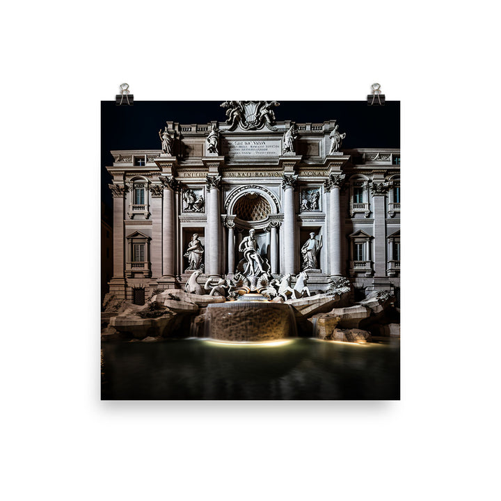 Exploring Romes Renaissance Architecture photo paper poster - Posterfy.AI