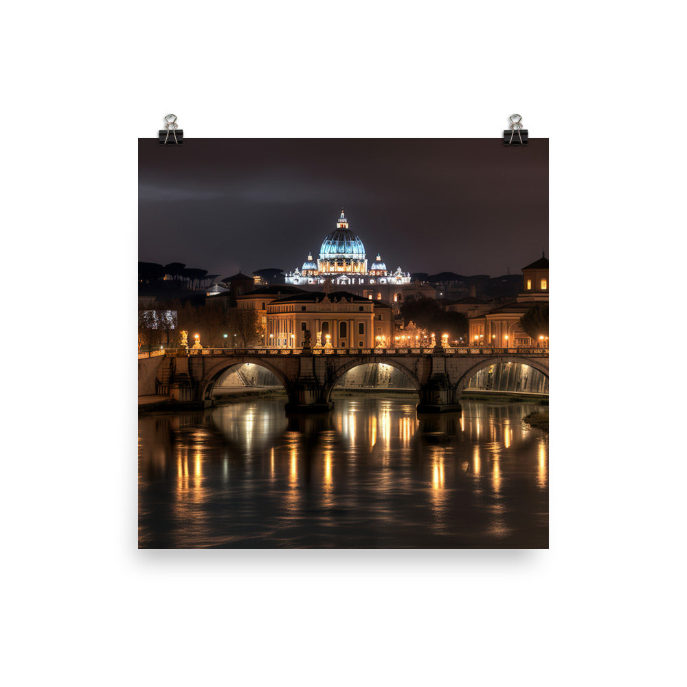 Rome, Italy - The Eternal City photo paper poster - Posterfy.AI