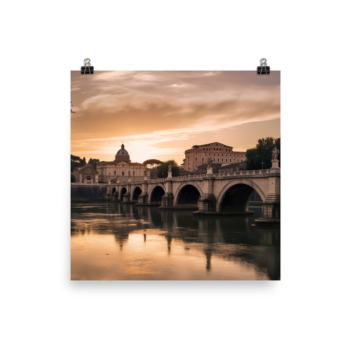 Discover the Beauty of Rome photo paper poster - Posterfy.AI