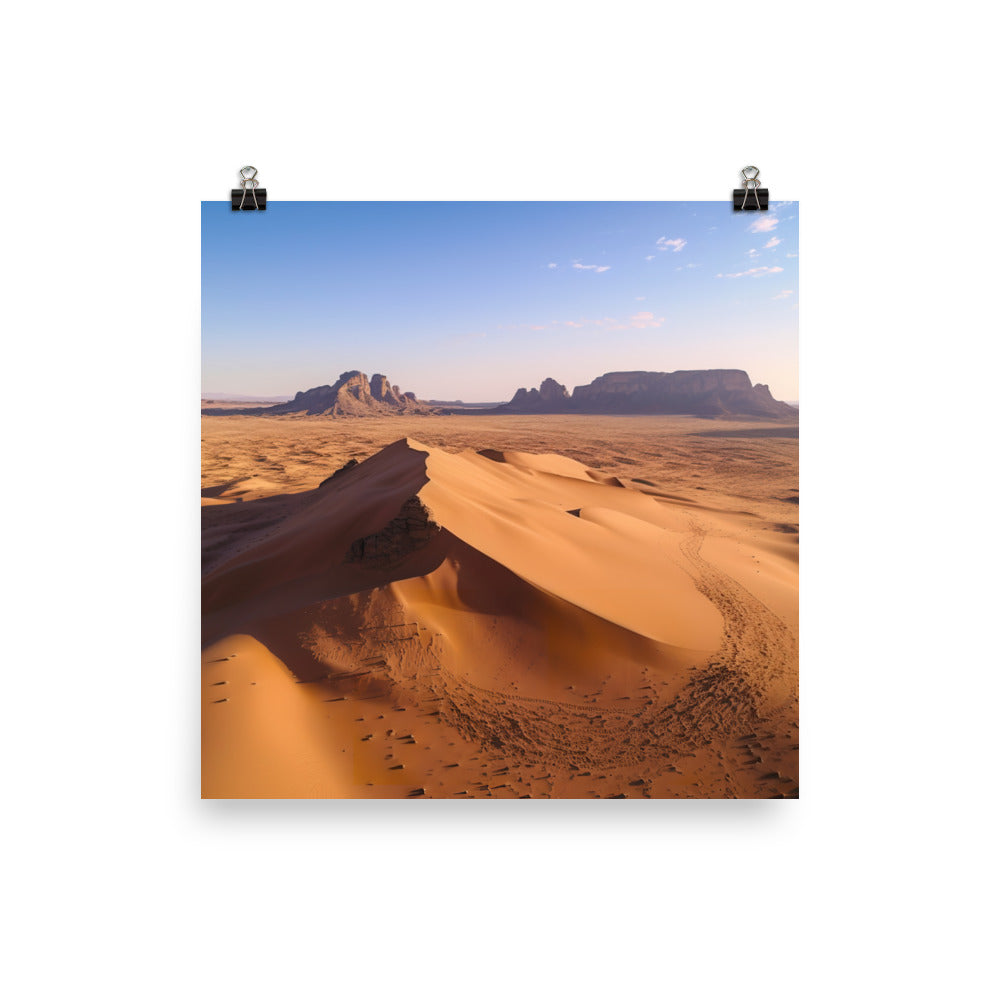 Breathtaking Desert Vistas photo paper poster - Posterfy.AI