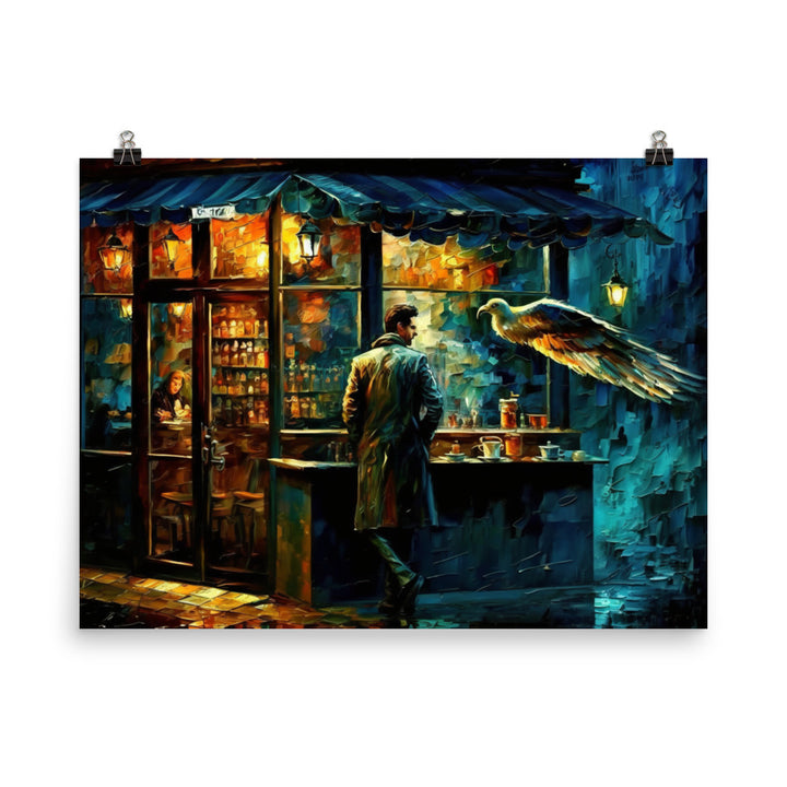 Nighthawks photo paper poster - Posterfy.AI