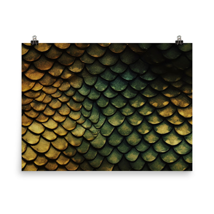 Reptile scales Pattern photo paper poster - Posterfy.AI